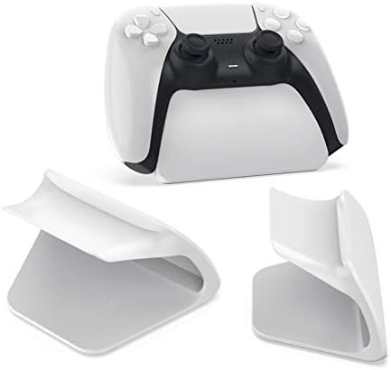 Socobeta 2db PS5 Vezérlő Tartót Mount Display Állvány Asztali Kezelni Alap (Fehér)