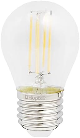 DHopoar LED Izzók Szabályozható Edison LED Izzók - ST58, 6W Egyenértékű 60W, Puha, Fehér 2700K, 700 Lumen,