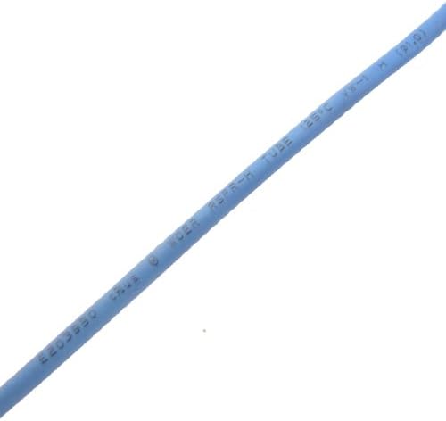 IIVVERR 2M 6.6 Ft Hosszú 1 mm Átm. Kék Poliolefin Hő Zsugorodó Cső (Tubo termoretráctil de poliolefina