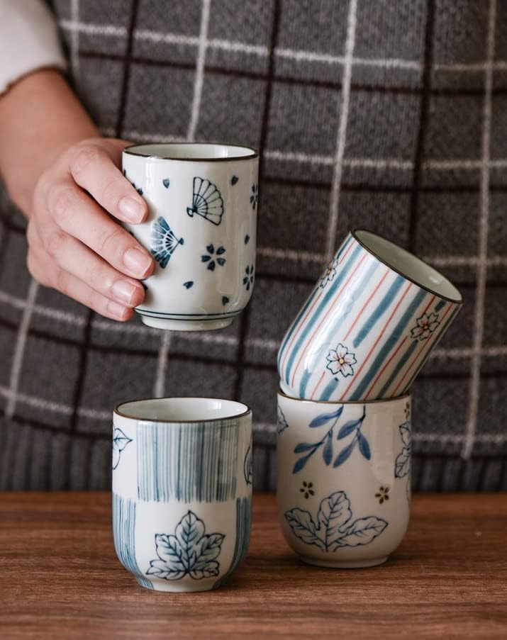 Caalio Japán Retro Porcelán teáscsésze, a Matcha Kávé Forró Zöld Tea, Kínai Tea, Mino ware, Kompakt Kupa,