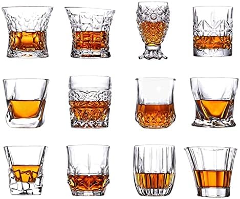 Üveg palack 6/12DB Európai Stílusú Whiskys Poharat Kupa, Whisky, Bor Üveg Whiskey pohár Whisky, Whiskey-t,
