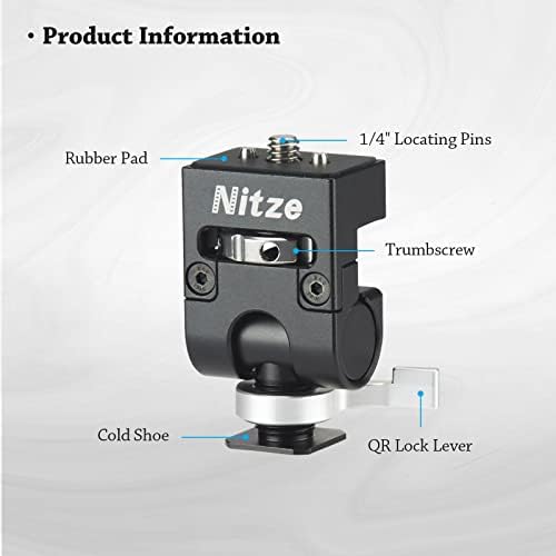 Nitze Mező Monitor-Hegy (Gyors Relase Hideg Cipő, hogy Behúzható 1/4 Tájoló Csapok), Forgatható, valamint