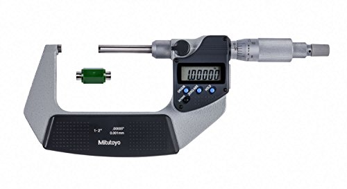 Mitutoyo 406-351-30 OMV-2MX Mikrométer, Nem Forgó, 1-2.00005/0.001 mm