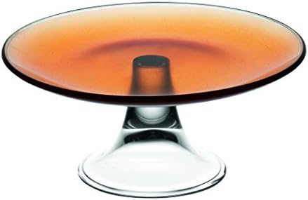 Barski - Európai Minőség - Üveg - Lábú Lemez - Amber - 8 Átmérőjű - Made in Europe