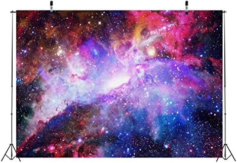 CORFOTO Szövet 9x6ft Galaxy Hátteret Köd Fotózás Háttér Színes Tejút Csillagos Ég Fotó Poszter Kozmikus
