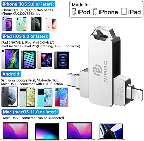 Az Apple Mpi Hitelesített 128 GB Fotó-Stick-for-iPhone-USB-pendrive-on Fotó-Memória-for-iPhone-Külső-Tárolás-Eszköz