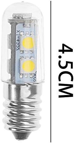 Mikro Kereskedő 2db E14 Mini LED Izzó, 1W, 220v, Meleg Fehér 2700K-3000K Lámpa Kompatibilis Tartomány