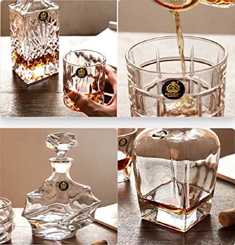 7-Darab Whiskys Üveget Meghatározott, Kristály Whiskys Üveget, Bourbon Palack, Üveg Szett, Whiskys Üveget