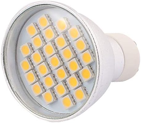 Új Lon0167 220V GU10 LED Fény 4W 5050 SMD 27 Led Reflektor Le, Lámpa, Izzó Energia-Megtakarítás Meleg