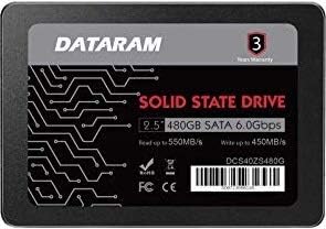 Dataram 480GB 2.5 SSD Meghajtó szilárdtestalapú Meghajtó Kompatibilis az ASUS ROG GL552VW