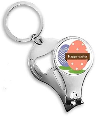 Boldog Húsvéti Vallás Fesztivál Színes Tojás Köröm Zimankó Gyűrű Kulcstartó Sörnyitó Clipper