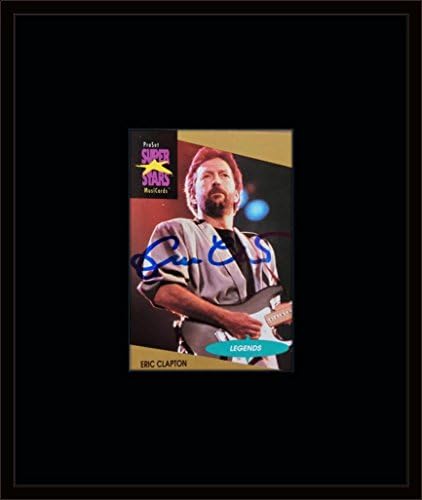 Keretes Eric Clapton Autogramot a Eredetiséget igazoló Tanúsítvány