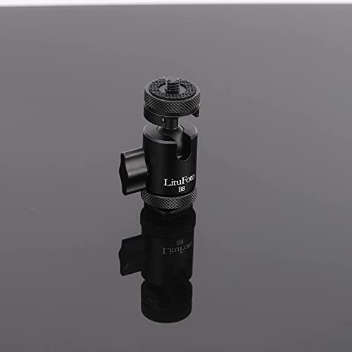 LituFoto B8 Fényképezőgép-Állványra a Labdát Fej 1/4 Vakupapucs Mount Adapter|Fém Szakmai Panorámás Ballhead