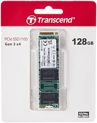 Transcend 128GB Nvme PCIe Gen3 X4 MTE110S M. 2 SSD szilárdtestalapú Meghajtó TS128GMTE110S