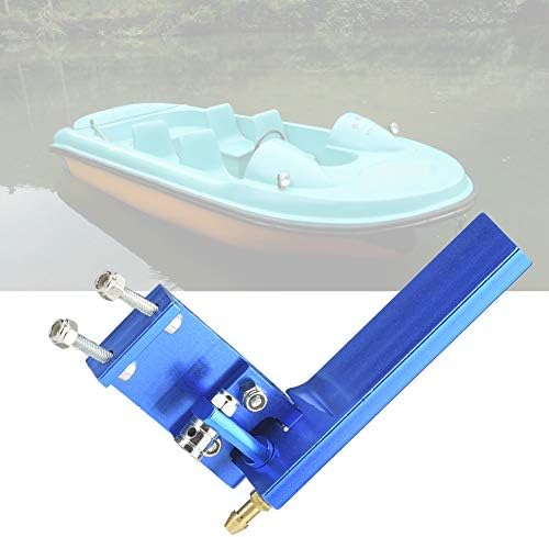 Dilwe RC Hajó Kormány, Alumínium Kormány Vízzel Pickup Távirányító Elektromos/Metanol Hajó Modell (Kék,