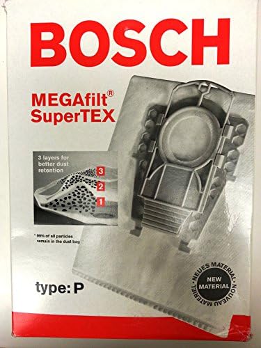 Bosch-Típus P Táskák - Valódi csere porszívó porzsák, 1 szűrő