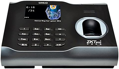 U160 3.0 inch Színes kijelző ZK Szoftver Ujjlenyomat Idő Részvétel a TCP/IP, USB Kommunikációs irodájának