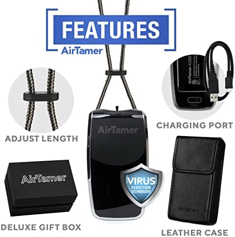 AirTamer A320 Újratölthető Személyes Légtisztító, Bizonyított Teljesítmény, Vírus, illetve Szennyező anyag