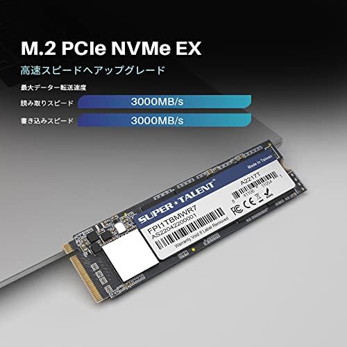 Szuper Tehetség M. 2 PCIe NVMe EX 1 tb-os FPI1TBMWR7 PCIe Gen 3X4