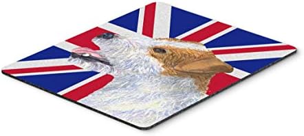 Caroline Kincsek SS4946MP Jack Russell Terrier angol Union Jack Brit Zászló egérpad, Forró Pad vagy Trivet,