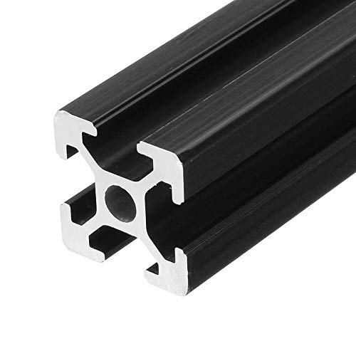 Alumínium Profilok, FXIXI Hossz 250mm Fekete Eloxált 2020 T-Slot Alumínium Profil Extrudálás Keret CNC