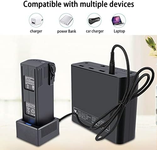 Mavic 3 Hordozható Akkumulátor Töltő,Egyetlen USB Charger Támogatja a Gyors Töltés a DJI Mavic 3 PRO Mavic