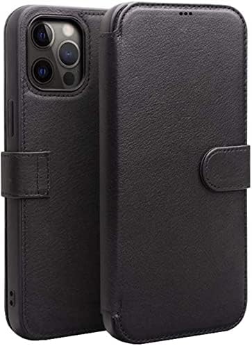 BANDKIT Tárca Fedezni iPhone 12 Pro Max (2020) 6.7 Inch, Mágneses Gomb Billentyűzet Ütésálló tok 2 Kártya