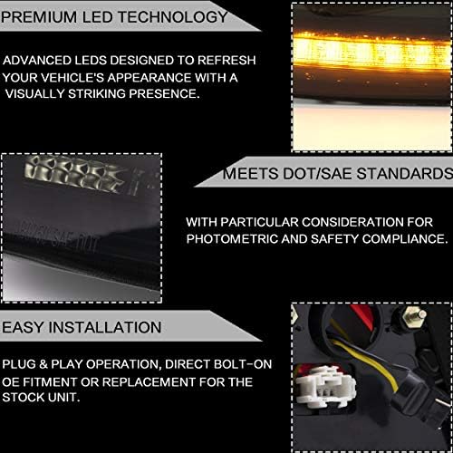 VLAND hátsó lámpák Közgyűlés Fit for 2013 2014 2015 Honda Accord, Taill Lámpa közgyűlés a Szekvenciális