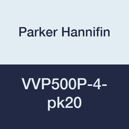 Parker Hannifin VVP500P-4-pk20 Ipari golyóscsap, PTFE-Tömítés, Szellőző, Zár Kilincs, Inline, 1/4 Női