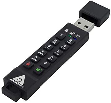 Apricorn Aegis biztonsági Kulcs 3Z - USB3.0/3.1 pendrive ASK3Z-16GB USB Memória 16 gb-os Kulcs Zár MM3629