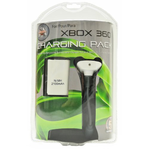 Az Arsenal Játék AX36CHP Töltés Csomag, Fekete - Xbox 360