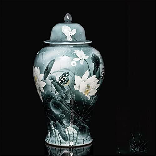 AADECOR Kerámia Edény,Tea Jar,Kínai Stílusú Tároló Edény,Gyömbér Üvegek lakberendezés Dekoratív Üveg Porcelán